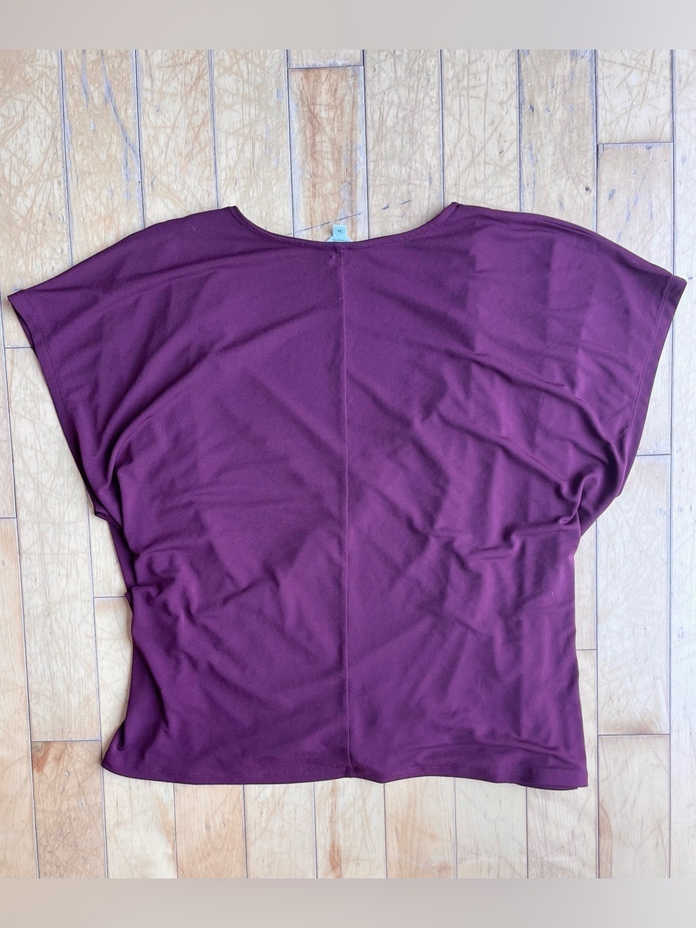 Pennington PENN Plum Draped Wrap Blouse Size 3X - Picture 4 of 7